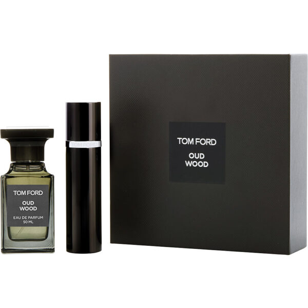 Tom Ford Oud Wood EAU DE PARFUM SPRAY 1.7 OZ & 0.33 OZ Men's Set