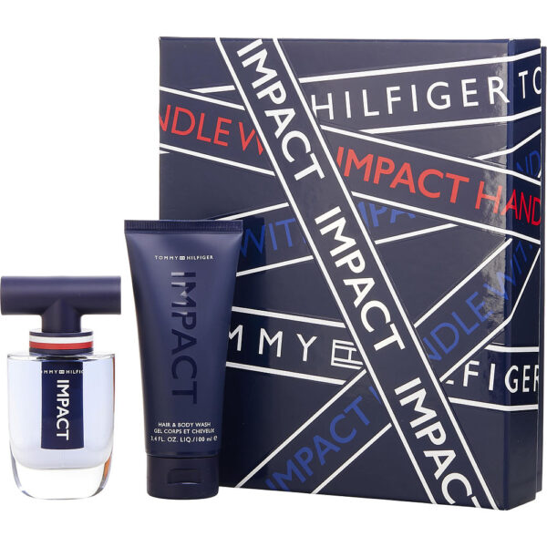 Tommy Hilfiger Impact EDT Spray & Hair Body Wash Set for Men