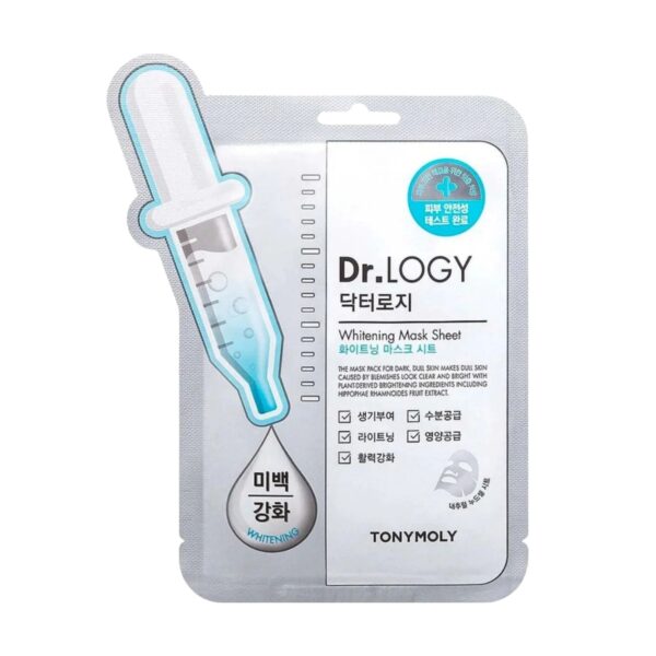 TONYMOLY Dr.Logy Whitening Mask Sheet for Unisex – 0.8 oz