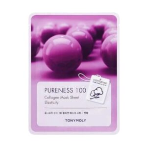 TONYMOLY Pureness 100 Collagen Mask Sheet Elasticity for Unisex – 0.7 oz