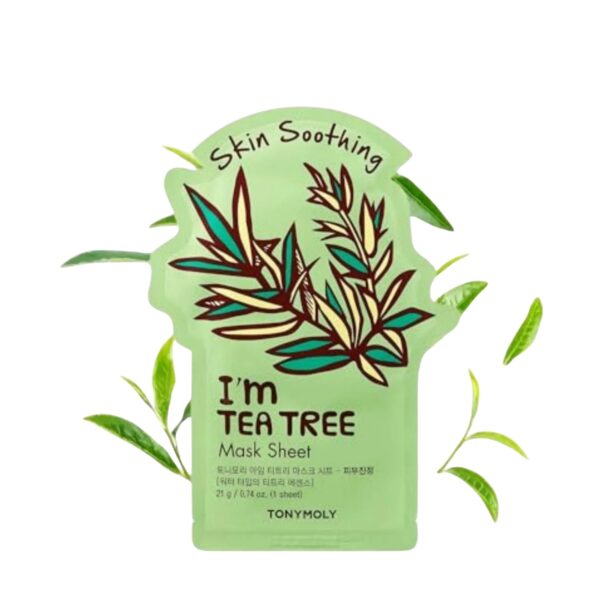 TONYMOLY Skin Soothing I'm Tea Tree Mask Sheet for Unisex – 0.7 oz