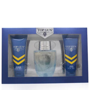 Top Gun Chevron by Top Gun EDT Spray 3.4 OZ Gift Set for Men