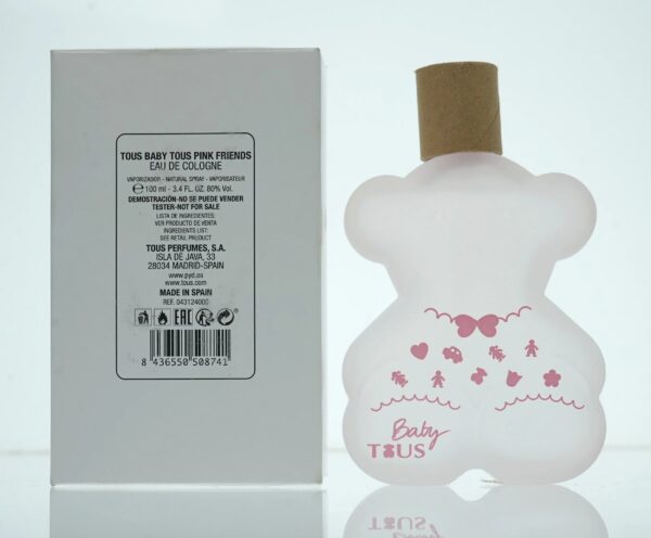 Tous Baby Pink Friends for Kids Eau de Cologne for Unisex – 3.4 oz