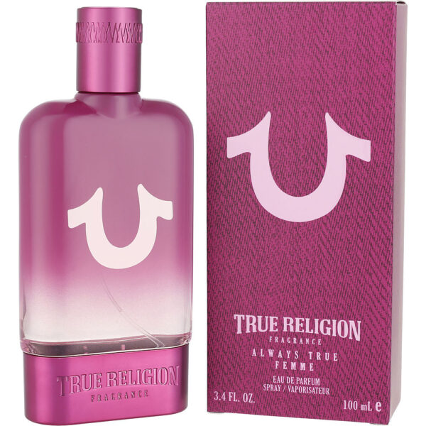 True Religion Always True Femme Eau de Parfum for Women – 3.4 oz