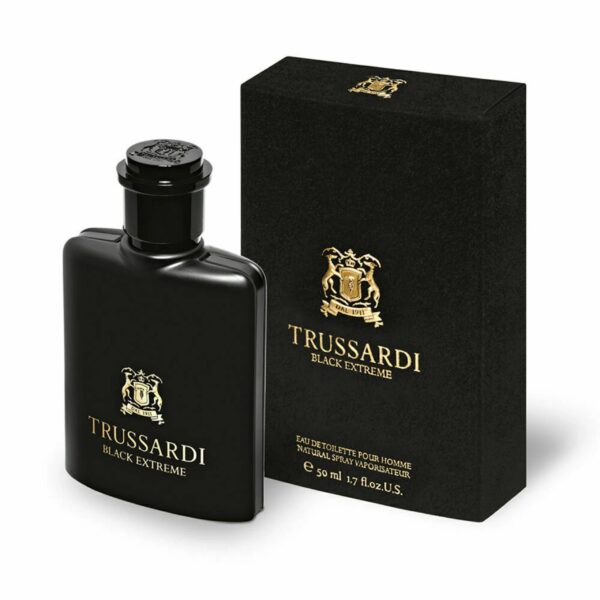 Trussardi Black Extreme Eau de Toilette for Men – 1.7 oz