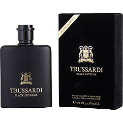 Trussardi Black Extreme Eau de Toilette for Men - 3.4 oz