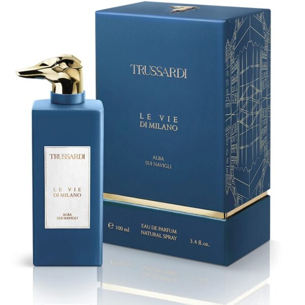 Trussardi Le Vie Di Milano Alba Sui Navigli Eau de Parfum for Unisex – 3.4 oz