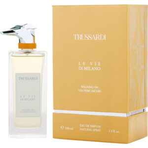 Trussardi Le Vie Di Milano Walking On Via Fiori Oscuri Eau de Parfum for Unisex – 3.4 oz