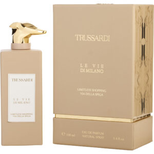Trussardi Limitless Shopping Via Della Spiga Eau de Parfum for Women – 3.4 oz