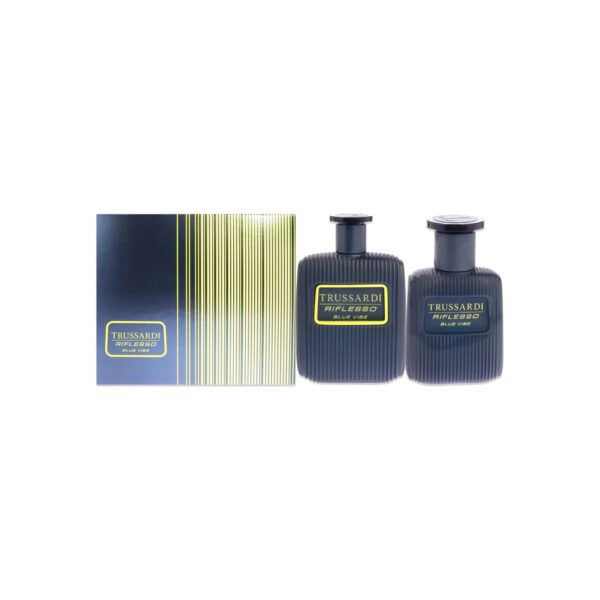 Trussardi Riflesso Blue Vibe 2 piece Eau de Toilette for Men – 2 piece gift set