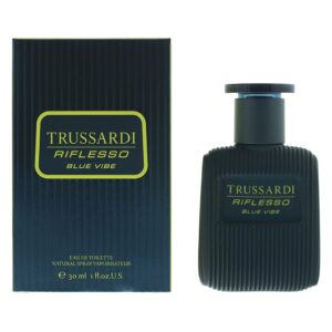 Trussardi Riflesso Blue Vibe Eau de Toilette for Men – 1 oz