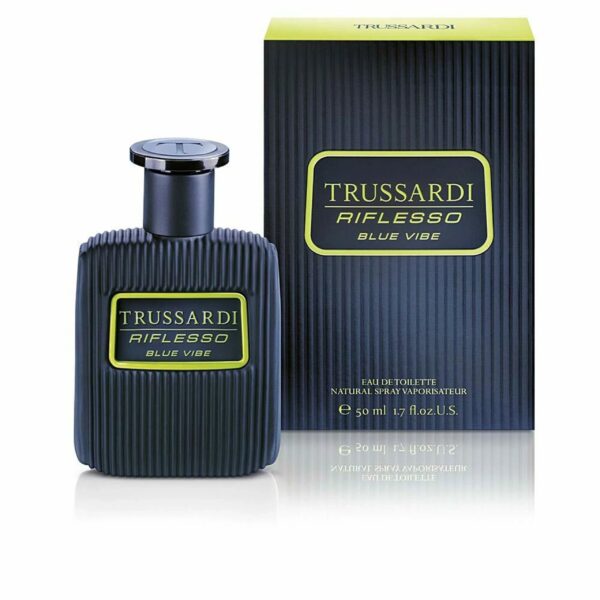 Trussardi Riflesso Blue Vibe Eau de Toilette for Men – 1.7 oz