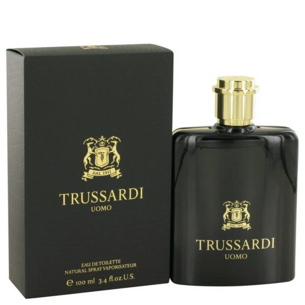 Trussardi Uomo Eau de Toilette for Men – 3.4 oz