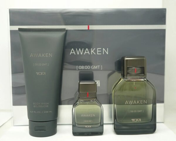 TUMI Awaken Eau de Parfum for Men, 3 Piece Gift Set