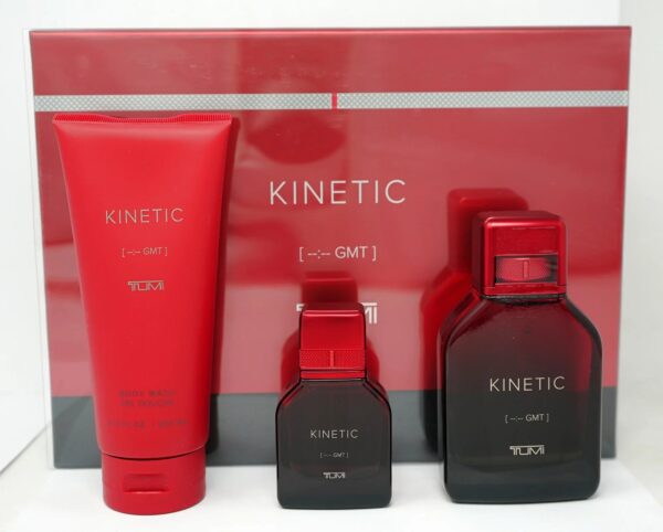TUMI Kinetic Eau de Parfum for Men, 3 Piece Gift Set