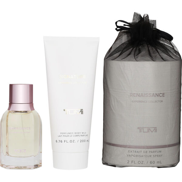 Tumi Renaissance by Tumi for Women - Extrait & Body Milk Set