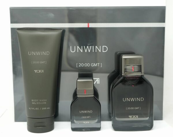 TUMI Unwind Eau de Parfum for Men, 3 Piece Gift Set - v2