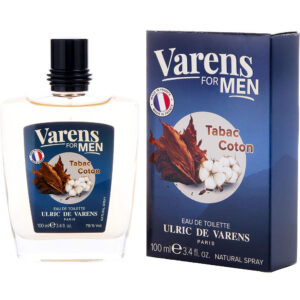 Ulric de Varens Varens Tabac Coton Eau de Toilette for Men – 3.4 oz