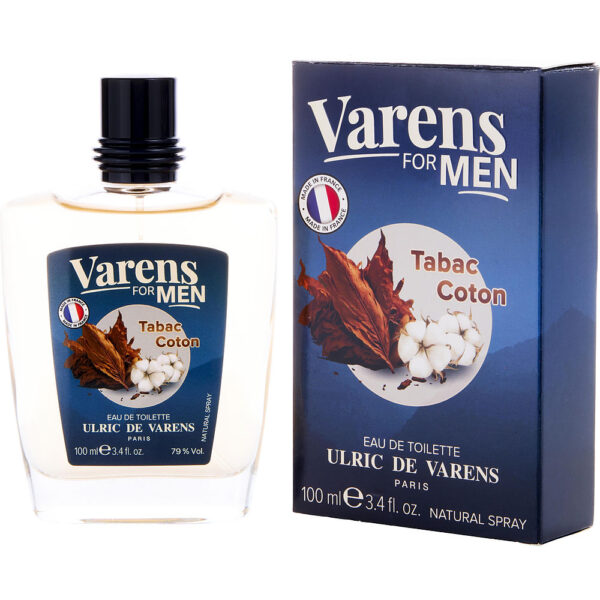 Ulric de Varens Varens Tabac Coton Eau de Toilette for Men – 3.4 oz