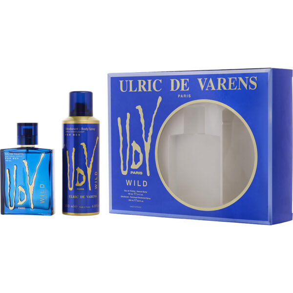 Ulric De Varens Wild EDT & Deodorant Spray Set for Men
