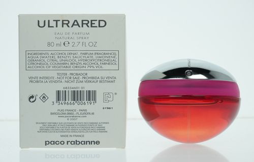 Ultrared Eau de Parfum Spray for Women - 2.7 oz Tester