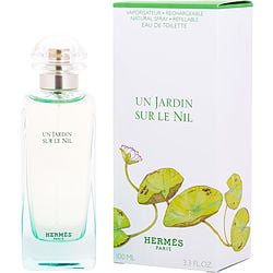 Un Jardin Sur Le Nil by Hermes EDT Refillable Spray 3.3 oz