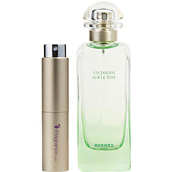 Un Jardin Sur Le Toit by Hermes EDT Spray 0.27 oz Travel