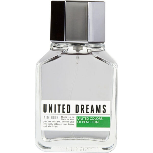 United Colors of Benetton United Dreams Aim High Eau de Toilette for Men – 3.4 oz
