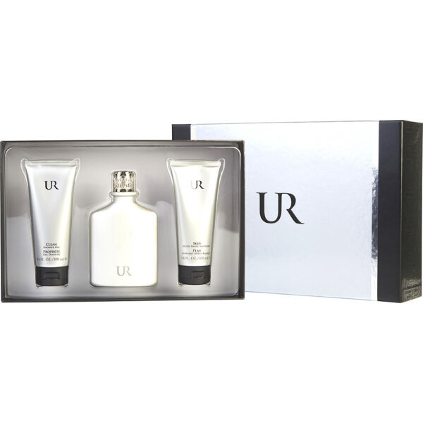 Ur by Usher EDT SPRAY 3.4 OZ & AFTERSHAVE SOOTHER 3.4 OZ & SHOWER GEL 3.4 OZ for MEN