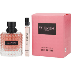 Valentino Donna Born In Roma EAU DE PARFUM SPRAY 3.3 OZ & 0.33 OZ MINI
