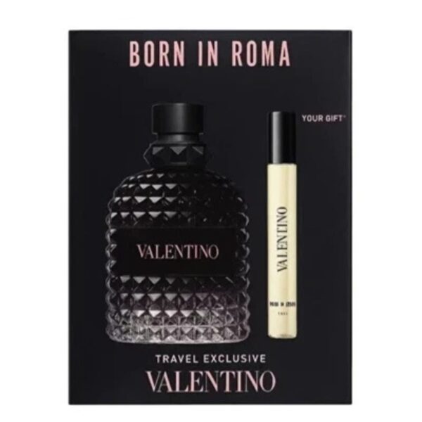 Valentino Uomo Born In Roma 2 piece v3 Eau de Toilette for Men – 2 piece gift set - v3