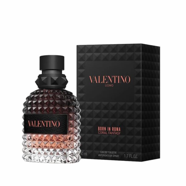 Valentino Uomo Born In Roma Coral Fantasy Eau de Toilette for Men – 1.7 oz