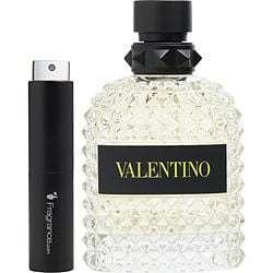 Valentino Uomo Born In Roma Yellow Dream EDT Travel Spray 0.27 oz