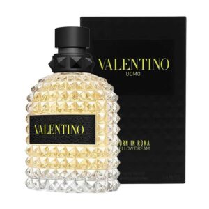 Valentino Uomo Born In Roma Yellow Dream Eau de Toilette for Men – 3.4 oz