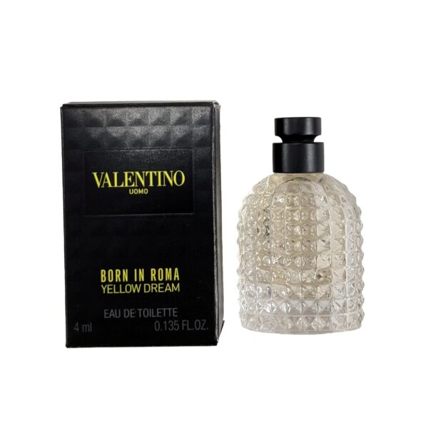 Valentino Uomo Born In Roma Yellow Dream Eau de Toilette for Men – 0.14 oz