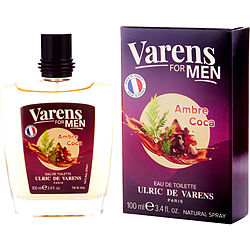 Varens For Men Ambre Coca by Ulric de Varens EDT SPRAY 3.4 OZ