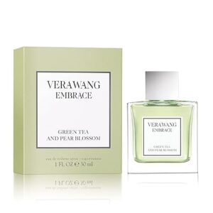 Vera Wang Embrace Green Tea & Pear Blossom Eau de Toilette for Women – 1 oz