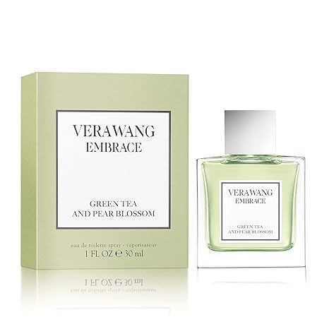 Vera Wang Embrace Green Tea & Pear Blossom Eau de Toilette for Women – 1 oz