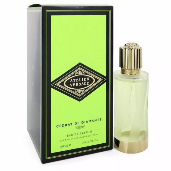 Versace Atelier Cedrat De Diamante Eau de Parfum for Unisex – 3.4 oz