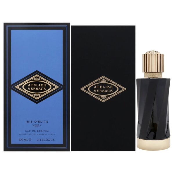 Versace Atelier Iris d'Elite Eau de Parfum for Unisex – 3.4 oz