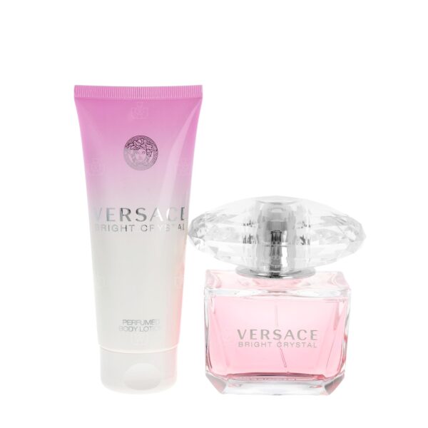 Versace Bright Crystal 2 piece v6 Eau de Toilette for Women – 2 piece gift set - v6
