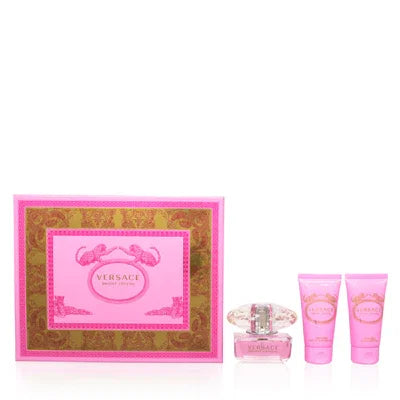 Versace Bright Crystal 3 piece v2 Eau de Toilette for Women – 3 piece gift set - v2