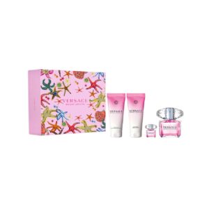 Versace Bright Crystal 4 piece v5 Eau de Toilette for Women – 4 piece gift set - v5