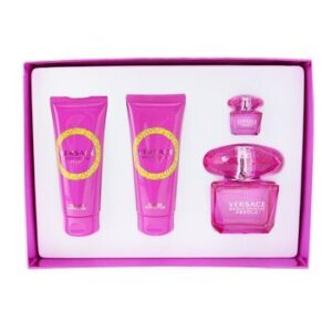 Versace Bright Crystal Absolu Coffret with Lotion and Shower Gel for Women