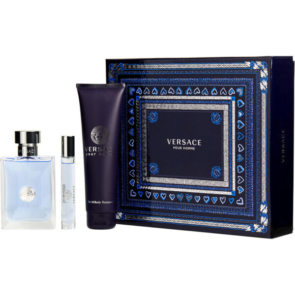 Versace Pour Homme by Gianni Versace EDT Spray Gift Set for Men