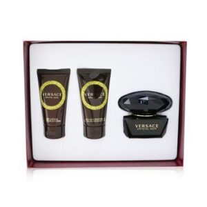 Versace Crystal Noir Coffret With Shower Gel for Women