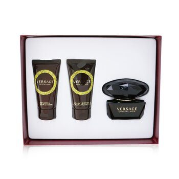 Versace Crystal Noir Coffret With Shower Gel for Women