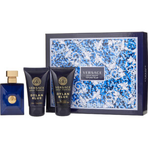 Versace Dylan Blue by Gianni Versace EDT Spray 1.7 OZ Set for Men