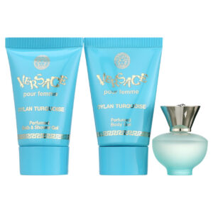 Versace Dylan Turquoise by Gianni Versace EDT 0.17 & Body Gel Set