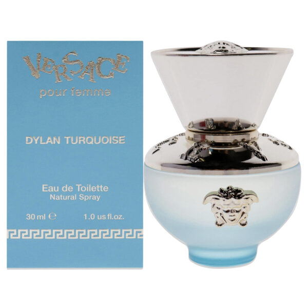 Versace Dylan Turquoise Eau de Toilette for Women – 1 oz